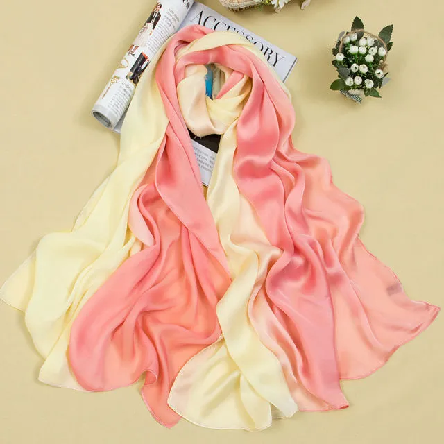 Women's Luxurious Two-tone Scarf