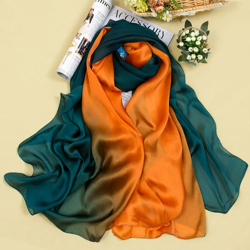 Women's Luxurious Two-tone Scarf