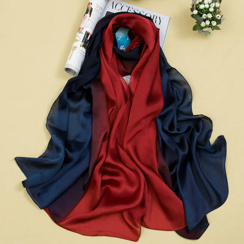 Women's Luxurious Two-tone Scarf