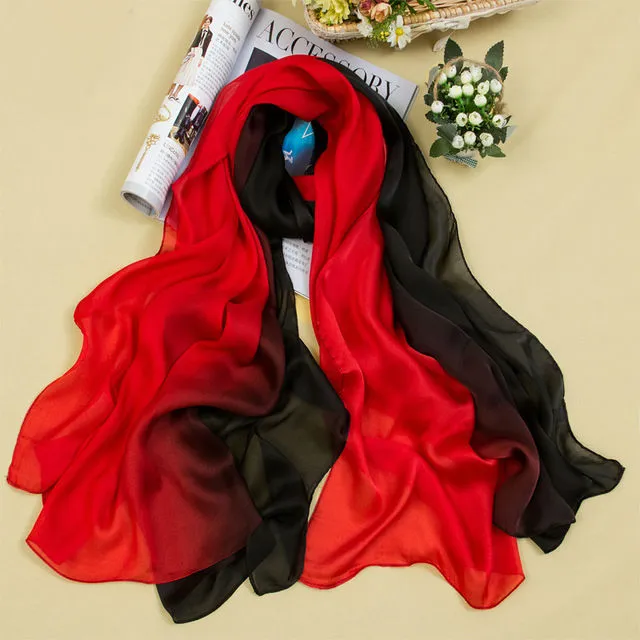 Women's Luxurious Two-tone Scarf