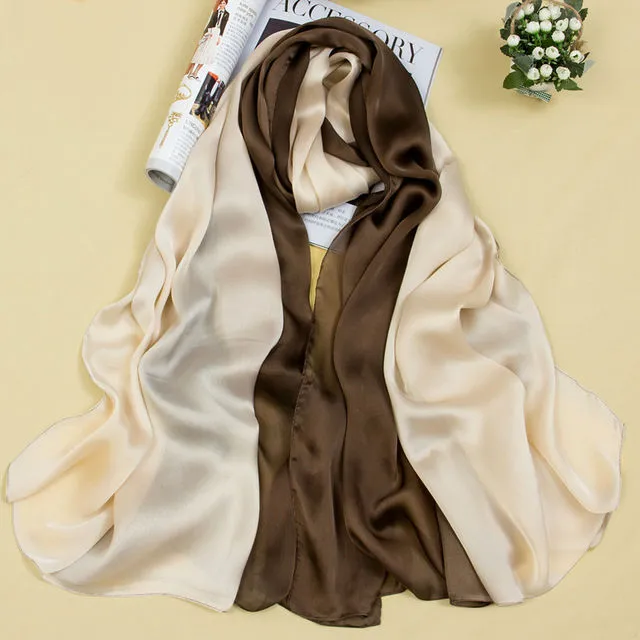 Women's Luxurious Two-tone Scarf