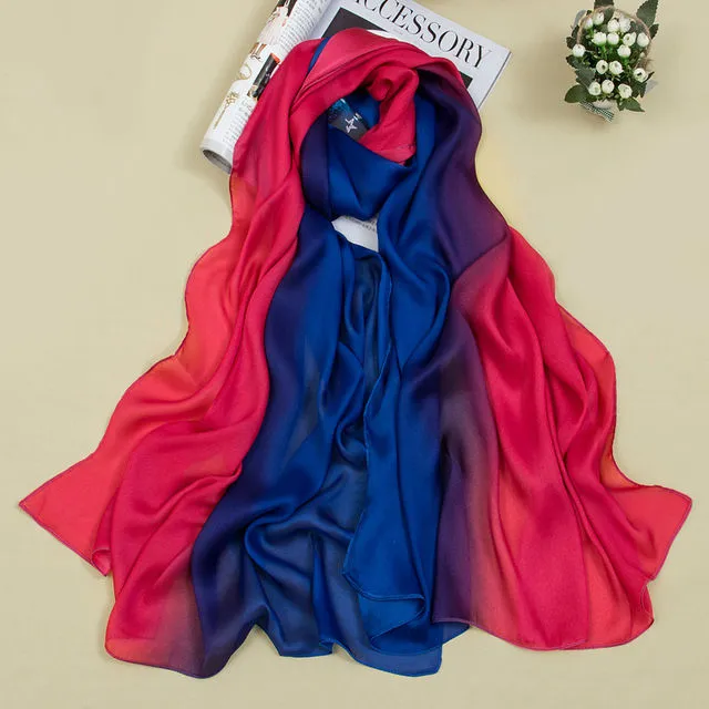 Women's Luxurious Two-tone Scarf