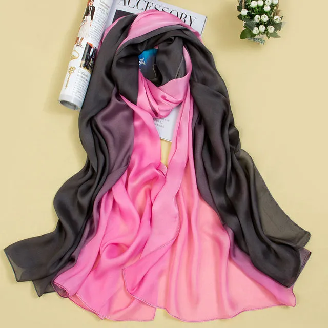 Women's Luxurious Two-tone Scarf