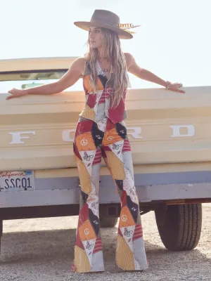 Wrangler® X Lainey Wilson Patchwork Flare Jean