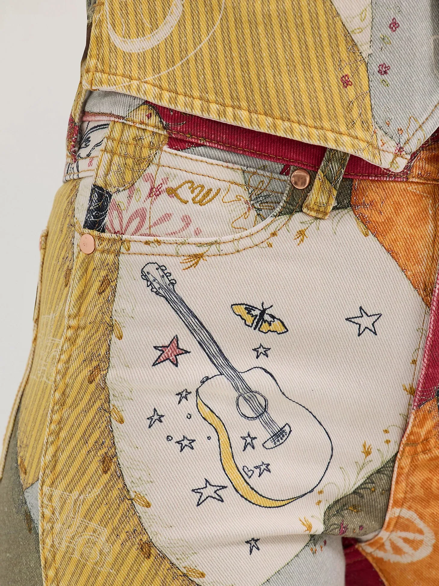 Wrangler® X Lainey Wilson Patchwork Flare Jean