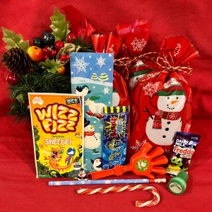 Xmas Snowman Lolly Bag