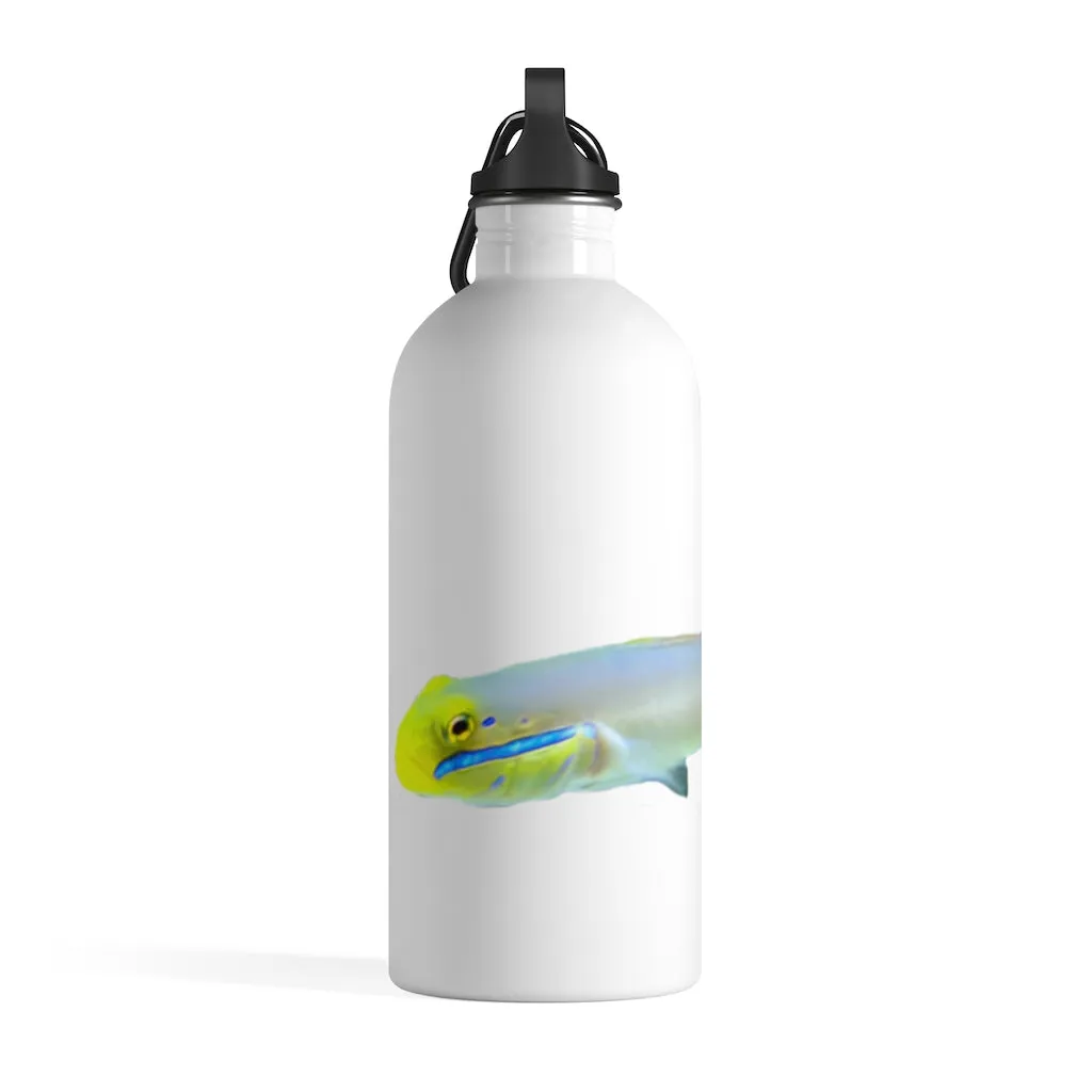 Yellow and White Fish Stainless Steel Water Bottle